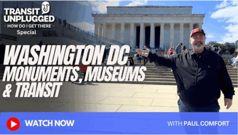 200 New Bus Stops, One 3D-Printed Train Station, and a Ride Through DC